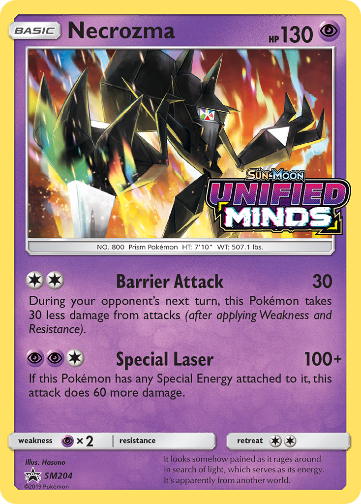 Necrozma (Prerelease) SM204  - Holofoil SM Promos