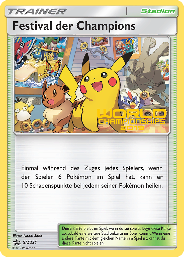 Champions Festival (World Championships 2019) SM231  SM Promos