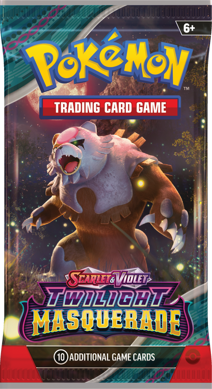 Twilight Masquerade Booster Pack (Random Art) (10 Cards) Pokemon