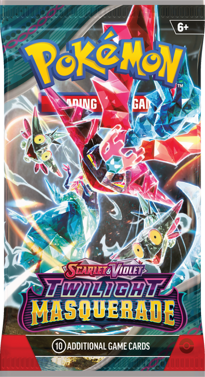 Twilight Masquerade Booster Pack (Random Art) (10 Cards) Pokemon