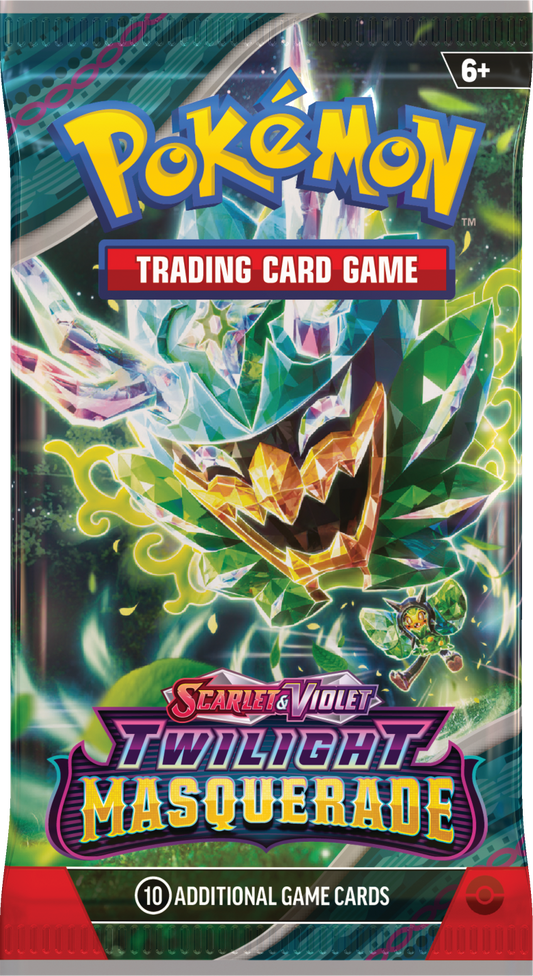 Twilight Masquerade Booster Pack (Random Art) (10 Cards) Pokemon