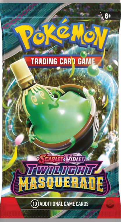 Twilight Masquerade Booster Pack (Random Art) (10 Cards) Pokemon