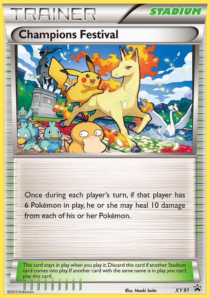 Champions Festival (2015) XY91  XY Promos